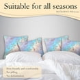thumbnail image 4 of Conch Shell Starfish Pillow Covers 18x18 in, Decor Throw Pillow Case Set of 2 Square Cover Summer Farmhouse Decorations for Home Living Room Bed Sofa, 4 of 6