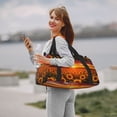 thumbnail image 6 of Kdxio Sunset Golden Sunflower Field Travel Duffel Bag Gym Bag Weekender Travel Bag Gym Bag for Women &Men Airplane Travel Essentials for Flying, 6 of 7