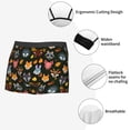 thumbnail image 3 of Honeii Forest Animal Faces Print Mens Boxer Briefs Breathable,Boxer Brief for Men, Moisture-Wicking Underwear-Large, 3 of 5