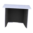 thumbnail image 4 of Bunblic Housse de Bureau Insonorisée Cabine d'Enregistrement Vocal Compacte Réduisant le Bruit Robuste Portable pour Studio d'Enregistrement Musical Podcasting Noir 60cm, 4 of 8