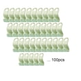 thumbnail image 3 of Bdday Shower Curtain Hooks Flocking Clothes Hanger Home Easy Hook Closet Organizer Purse Hook for Car, 3 of 3