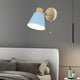 thumbnail image 2 of Lámpara de pared moderna de 2 piezas, lámpara de pared para sala de estar, dormitorio, baño, decoración azul y rosa, 2 of 9