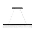 thumbnail image 3 of WAC Lighting Effervescent 45" LED 3000K Transitional Aluminum Pendant in Black, 3 of 5