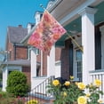 thumbnail image 3 of Mother's Day House Flag 28 x 40 Inches, Pink Orange Gradient Anemones Rose Floral Weather Proof Outdoor Patio Flags Double Sided Small House Decoration for Yard Lawn Outside Home, 3 of 9