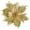 Gold, variant on 1 Pc Glitter Poinsettia Artificial Flowers Christmas with Clips Stems Xmas Tree Ornaments for Wedding Party Wreath Decoration, 5.7x5.7 Inch, Light Blue