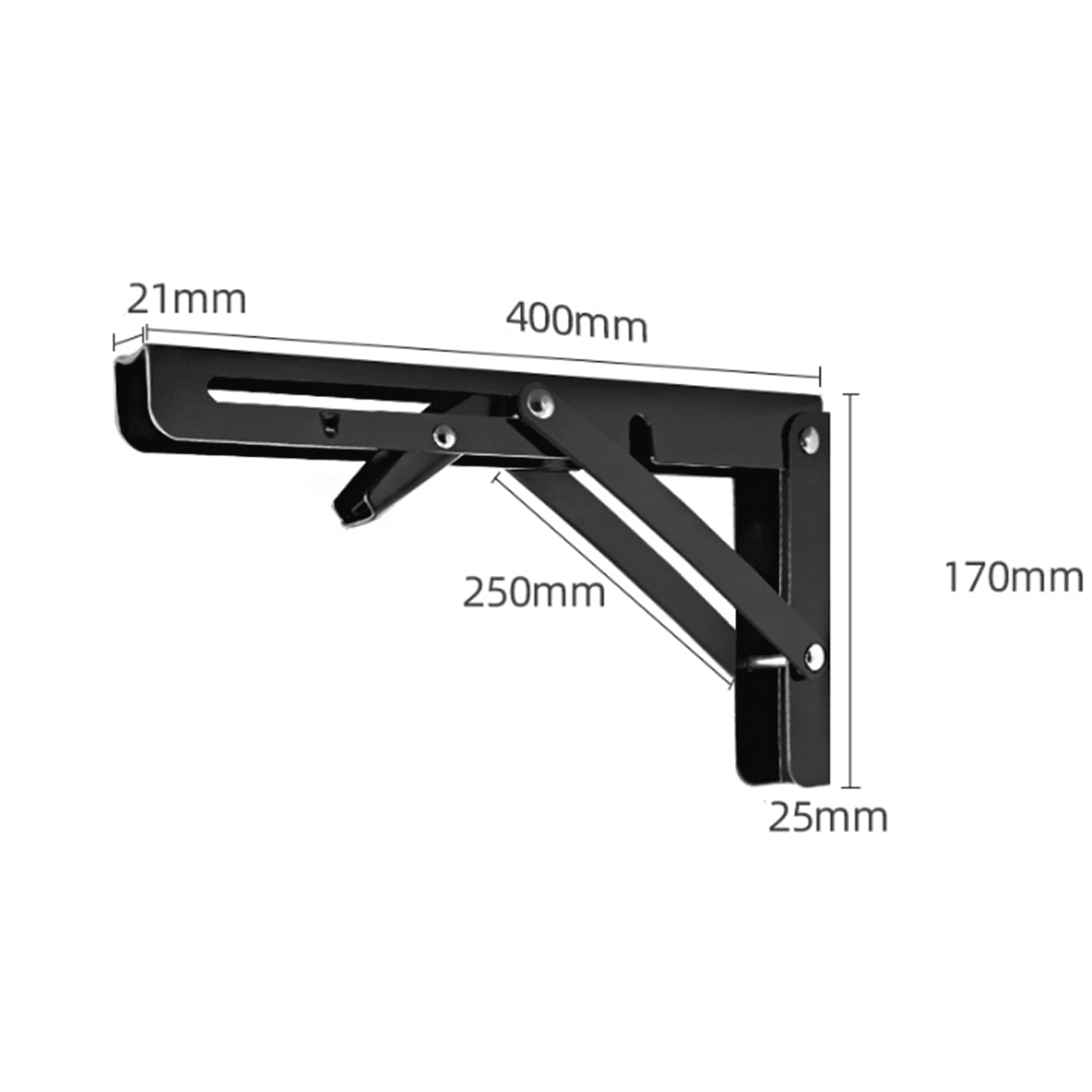 Garden Racks Folding Bracket 2pc Professional Shelving Triangle Support