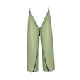 thumbnail image 3 of Waterproof Rain Pants Zipper Closure Leg Cover with Reflective Strip Lightweight Green, 3 of 9