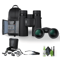Nikon 10x42 Monarch M7 Binoculars Bundle with Neck Strap   Backpack and More