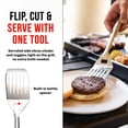 thumbnail image 7 of Grillbot 4 Piece Stainless Steel BBQ Grill Tools Set - Tongs, Spatula, Fork, Brush, 7 of 7