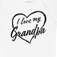 thumbnail image 4 of Inktastic I Love My Grandpa in Black Chalk Heart Boys or Girls Baby Bodysuit, 4 of 5