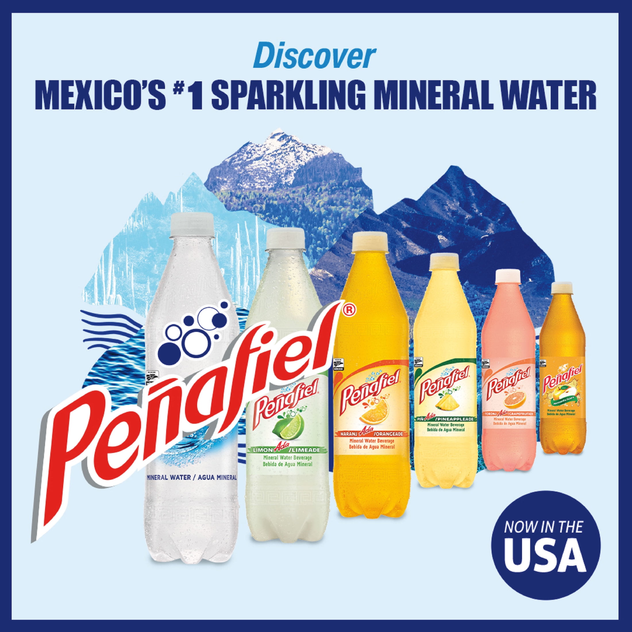 Penafiel Limonada Limeade Spring Mineral Water, 20.3 fl oz, Bottle