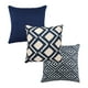 thumbnail image 5 of Set de 3 Cojines Decorativos Coprire 45 x 45 cm Azul Marino, 5 of 8