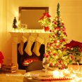 thumbnail image 4 of Gymax 4.5ft Pre-Lit Pencil Christmas Tree Traditional Indoor Decoration, 4 of 10