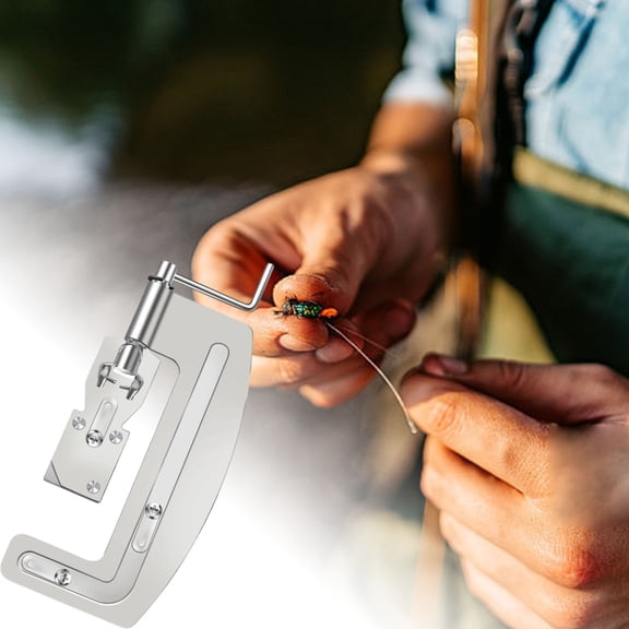 Quick Hook Tying Tool for Effortless Fishing Experience Stainless Steel Durable for Anglers and Outdoor Enthusiasts