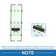 thumbnail image 4 of Interruptor de ventana eléctrica Unique Bargains No. 935703S000RY para el lado del conductor delantero izquierdo para Hyundai Sonata 2011-2014 Negro, 4 of 7