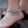 thumbnail image 5 of LPSSTORE Fashion Double Pattern Snail Sea Star Yoga Beach Foot Chain Bracelet, 5 of 5