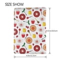 thumbnail image 3 of Pofeuu Oriental Cuisine Print Travel Document Organizer Passport Holder Men Women for Family (6.5 in x 4.5 in),Wallet Holder Credit Card Clutch Bag Case, 3 of 5
