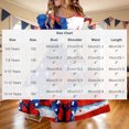 thumbnail image 3 of Edvintorg Girls Flutter Sleeve Dress 4Th Of July Crewneck Party Dresses Ruffle Hem Lightweight Beach Dress Size 5-14, 3 of 8