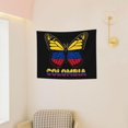 thumbnail image 3 of Póster de tapiz con bandera de Honduras y mariposas, 29 x 37 pulgadas, decoración del hogar, decoración de pared para dormitorio, fiesta, sala de estar y dormitorio, 3 of 8
