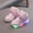 Pink, variant on Girls Light Up Sneakers, Comfort Flat Soft Soled Breathable Kids Running Shoes Silver Size 11.5(Little Kids)
