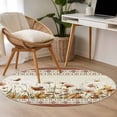 thumbnail image 3 of Area Rug 48in, Abstract Floral Western Southwest Floor Carpet Living Room Rug, Retro Geometric Wood Grain Non-Slip Welcome Mat Indoor Rugs for Bedroom Dining Room, 3 of 9
