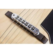Grote Jazz Electric Guitar Semi-hollow Body Chrome Hardware (natural)