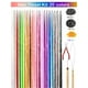 thumbnail image 1 of Zhuge Kit de extensiones de cabello con purpurina de 48 pulgadas, 20 colores, con herramientas, accesorios para cabello de hadas resistentes al calor para mujeres, niñas y niños, 1 of 2