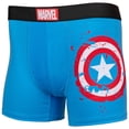 thumbnail image 2 of Captain America Distressed Shield Underwear Boxers Briefs-3XLarge (48-50), 2 of 3