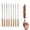 Silver,17",8pcs, variant on RedSwing 20pcs Metal Kabob Skewers – 14" Flat Stainless Steel Reusable Skewers for Grilling Meat, Chicken, and Vegetables