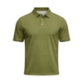 thumbnail image 5 of Mens Golf Polo Shirts 2026 Casual Short Sleeve T-Shirts Moisture Wicking Button Down Classic Fit Solid Tees, XL, 5 of 6