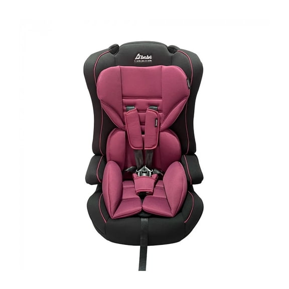 Autoasiento D'Bebe MAXI Booster para Bebe y Auto Rosa hasta 12 años