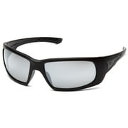 Black Frame/Silver Mirror Anti-Fog Lens