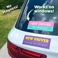 thumbnail image 2 of Rio Salto Removable New Driver Sticker for Car Funny Student Driver Stickers New Driver Gifts New Car Driver Gifts Please Be Patient Teen Boy Girl Bumper Stickers and Windows - Removable Paint Safe, 2 of 8