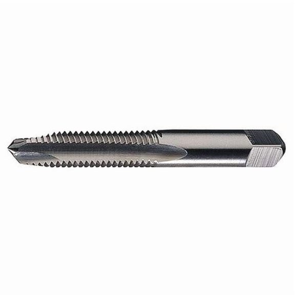 GREENFIELD THREADING 330177 Spiral Point Tap, #6-32, Plug, UNC, 2 Flutes, Bright