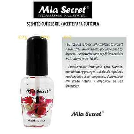LWS LA Wholesale Store  Mia Secret Scented Cuticle Oil Jasmine Lilac Lavender Natural Essential made US (Lilac