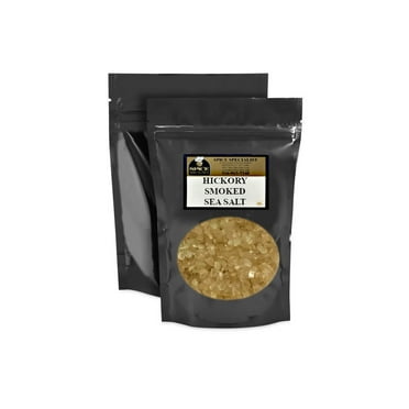 HICKORY SMOKED SEA SALT - 10 oz. Bag ( 0.63 lbs. ) - KOSHER