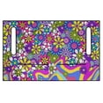 thumbnail image 2 of XYZCANDO Retro Floral 2-Seat Golf Cart Seat Cover with 4 Front Pockets - Non-Slip Washable Protector for EZGO Yamaha Club Car, 2 of 8