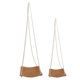 thumbnail image 2 of Soporte Para Colgar Plantas, Cuerda De Algodón Para Decoración De Jardín, 2 Uds., Colgador De Macetas, Base De Cuero PU Para Balcón De Jardín OTVIAP Hanging Planter Basket, 2 of 8