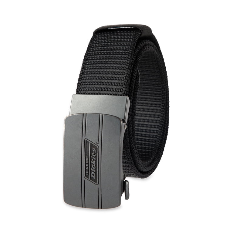Genuine Dickies Men's Track Lock Web Belt, Black photo 2