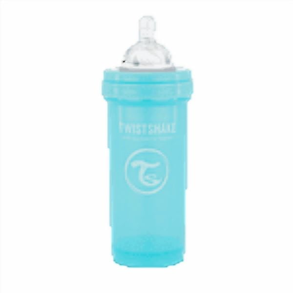 Twistshake Bouteille Anti-Coliques 260 ml Sans BPA Bleu Pastel