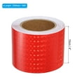 thumbnail image 2 of Uxcell Reflective Tape, 4" x 66 Ft Waterproof High Visibility Warning Safety Tape, Red, 2 of 6