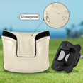 thumbnail image 6 of Haosy Cream Golf Mallet Putter Cover Strong Magnetic Leather Golf Club Headcover Closure, 6 of 7