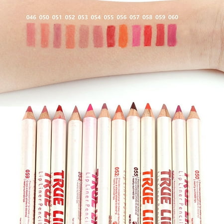 VBESTLIFE 12 Colors Waterproof Matte Long-lasting Lip Line Lipstick Pen Set Cosmetics Makeup Tool, Lip Liner, Lip