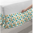 thumbnail image 2 of Kites Bed Skirt, Sun and Clouds with Outlines Dots Doodle Drawing Summer Season Hobby Composition, Elastic Bedskirt Dust Ruffle Wrap Around for Bedding Decor, 4 Sizes, Multicolor, by Ambesonne, 2 of 2