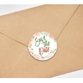 thumbnail image 4 of Darling Souvenir 1.6 Inches Round Non Customized Rose Floral Border Save The Date Stickers-45 Pcs, 4 of 4
