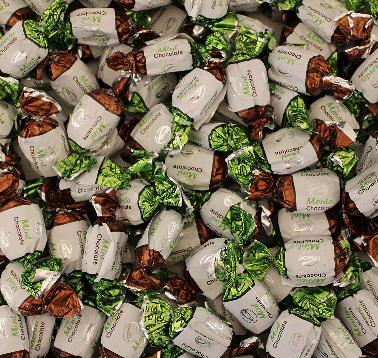 Arcor ChocolateFilled Mints, Premium Hard Candy, Bulk 2 Pounds Bag ...