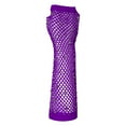 thumbnail image 1 of Gants Sans Doigts pour Femmes, Gants Courts en Maille Fête Punk Demi-Doigts en Maille Extensible Gants Diamant Couleur, Accessoires de Mode Automne Hiver, 1 of 2