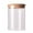 B, variant on Bath Salt Container on Sale Feinib Matcha Storage Container Bamboo Lid Candy Jar Tea Jar Clear Glass Jar Sealed Canister Food Storage Container for Loose Tea Coffee Sugar Clearance Bottle*1