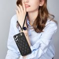 thumbnail image 6 of Wallet Cover for Samsung Galaxy S23, with Wrist Strap Card Holder Magnetic Snap Back PU Leather Credit Card Slots Stand Classic Phone Case Cover for Samsung Galaxy S23, Black, 6 of 7
