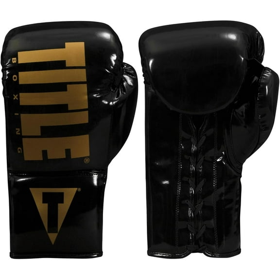 TITLE Boxing Inferno Intensity Lace Training Gloves - MMA, Kickboxing, Punching Bag, Sparring - 14, 16, 18oz